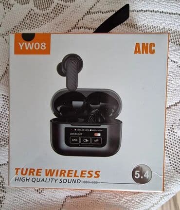 İşlənmiş Simsiz (Bluetooth) Qulaqcıqlar, rəng - Qara