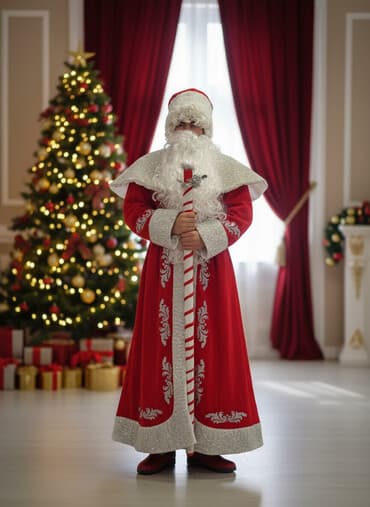 dırnaq bəzəkləri: Şaxta baba geyimisatışı zakaznan 150 azn( üst papag, sakkal — 1