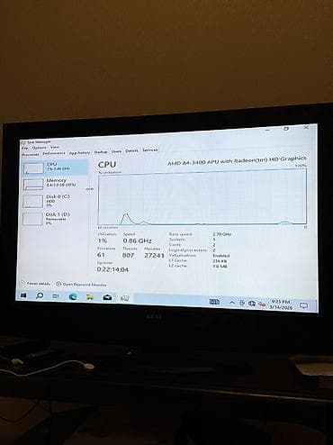 islenmis noutbuklar: Masaüstü kompüter – AMD platforması Texniki xüsusiyyətlər: - Anakart — 7