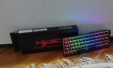 HXSJ kompakt oyun klaviaturası 1el işlənməmiş çox yaxşı oyunçuları