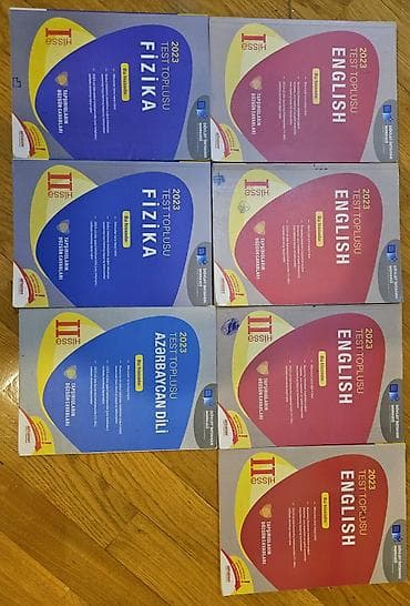 Книги и журналы: Məhsul: 2023 “Test Toplusu” hazırlıq kitabları (Abituriyent – DİM — 1