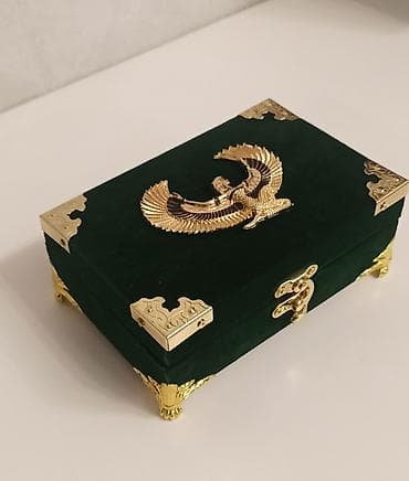 Sandıqlar: Əl işı: dekorativ taxta saxlama qutuları - Material: bərk taxta — 9