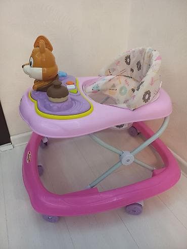 motorlu əlil arabaları: Uşaq gəzdirəni (walker) – “Baby Baby” markası - Rəng: çəhrayı/gülqabi — 2