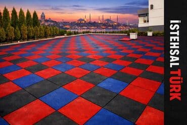 rendeler: Türkiyə istehsalı rezin döşəmə plitələri ** Anbardan satiw ** Ölçü — 6