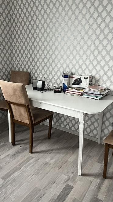 stol destleri: Mətbəx üçün, Açılmayan, Dördbucaq masa, 4 stul — 2