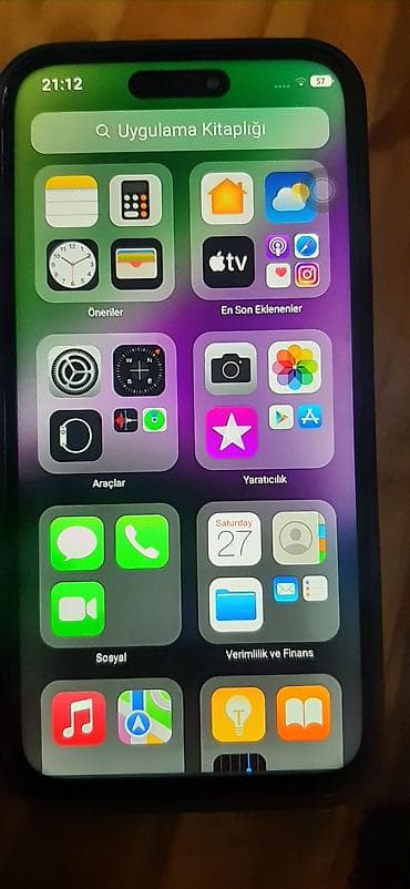 gəncə iphone: IPhone 14 Pro Max, Qara, Face ID — 6