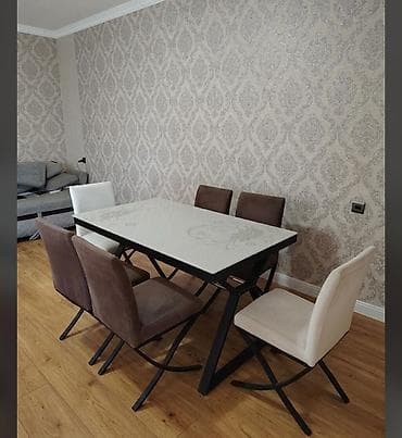 Qonaq otağı üçün, İşlənmiş, Kvadrat masa, 6 stul lalafo.az -da Qonaq otağı üçün, İşlənmiş, Kvadrat masa, 6 stul