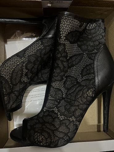 tufli: Tuflilər, Ölçü: 37.5, rəng - Qara, İşlənmiş — 4