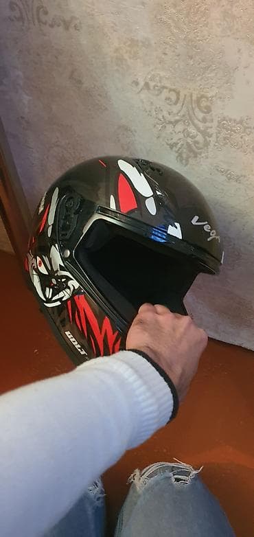 Avtomobil satışı: Məhsul: Moto dəbilqə dəsti və yeməkdaşıma çantası - 2 ədəd tam üzlü — 4