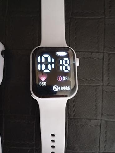 xez derililer: Uşaq üçün LED rəqəmsal əl saatı - Dizayn: Kvadrat ekran, kənarları — 5