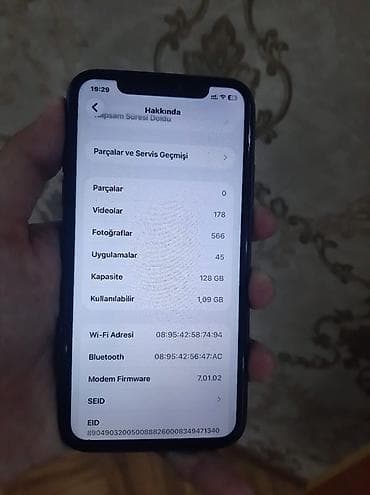 iphone air 17: IPhone 11, 128 GB, Qara, Face ID — 5