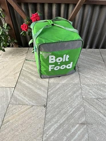 Bolt Food termo çatdırılma çantası - Rəng: yaşıl, Bolt Food loqolu - — 1
