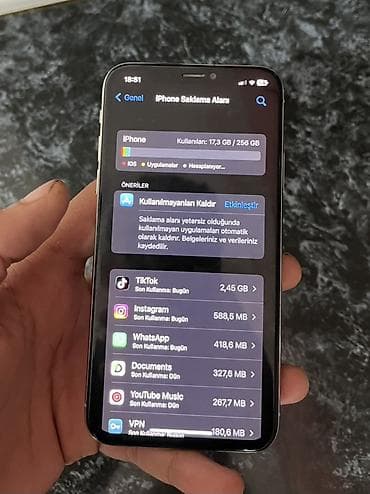 i̇phone x max: IPhone X, 256 GB, Ağ — 7