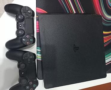 sony z2: PlayStation 4 Slim oyun konsolu paketi - Model: PS4 Slim (qara rəng) — 1