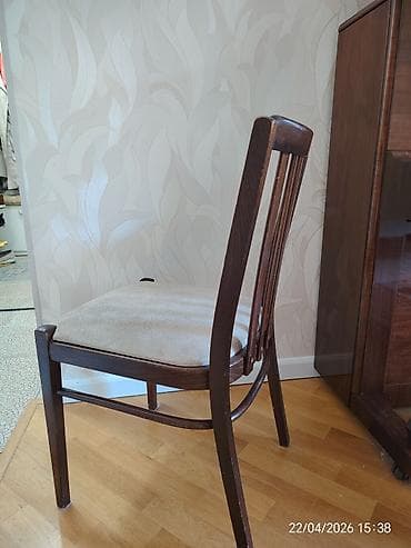 Mətbəx üçün, Qatlanmayan, rəng - Bej Stul