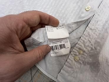 Рубашки: Мужская рубашка, Burberry, L — 4