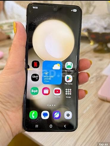 plesteyşin 5: Samsung Galaxy Z Flip 5, rəng - Qara, Barmaq izi — 1