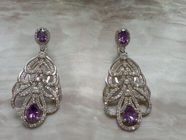 tek qas sirga modelleri: Sırğa, Gümüş — 5