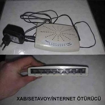 Xab(İnternet ötürücü madenin köməkliyi ilə)8 portlu
