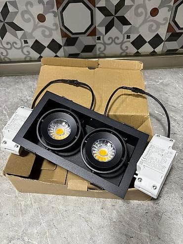 asma tavan 60x60 led: İkiqat daxil edilən LED spot işıq - Növ: Tavana quraşdırılan kvadrat — 1