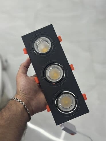 spot işıqlar qiyməti: Duroselli spot 4000k işıq rənginə sahib olan metal korpuslu, soyutmalı — 2