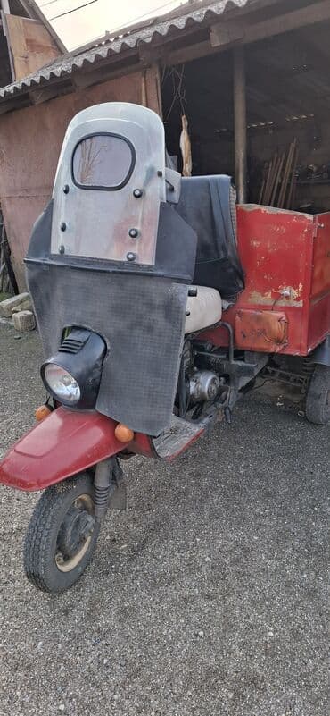 Yükdaşıma üçün üçtəkərli motosiklet (motoblok tipli mini yük maşını)