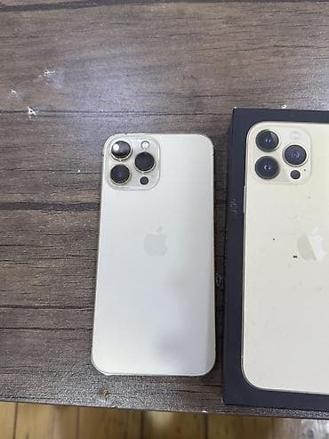 2.el macbook: IPhone 13 Pro Max, 256 GB, Qızılı — 3