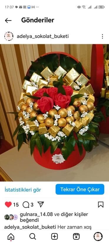 toxunma əl işləri: Sifarişlə əl işləri | Buketlər, səbətlər — 1