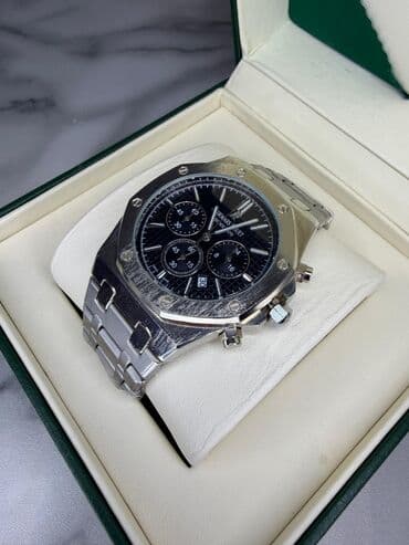 Zərgərlik əşyaları: Yeni, Qol saatı, Audermars Piguet, rəng - Gümüşü — 9