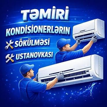 konsanerler: Təmir, Split kondisionerlər, Təmizləmə — 3