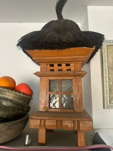 декоративные головы животных на стену: Taxta dekorativ ev maketi – əl işidir. - Material: təbii ağac (korpus — 3