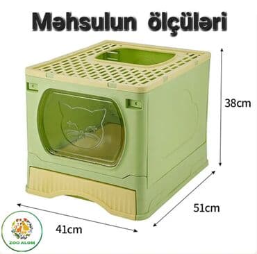 Bio-tualetlər və doldurucular: Pişik üçün BÌO-TUALET. Qapalı uslubda hazırlanmış Bio-tualet evinizdə — 2