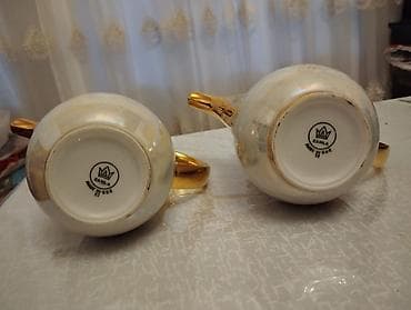 caydan: Vintage “Kahla” çaydan cütü – Made in GDR (Şərqi Almaniya) cütü -30 — 4