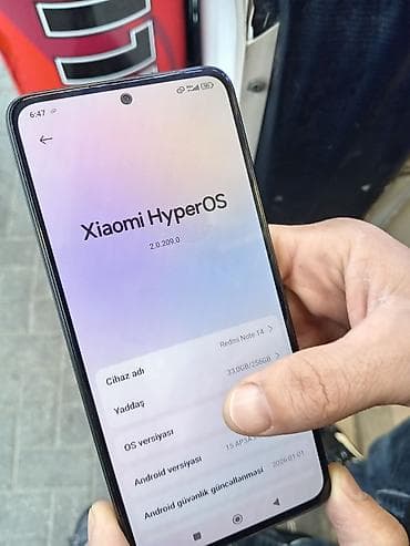 50 manata telefon: Redmi 14C, 256 GB, rəng - Qara — 1