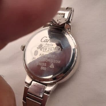 sizanaq izleri üçün maskalar: Qol saatı, Cartier, rəng - Gümüşü — 3