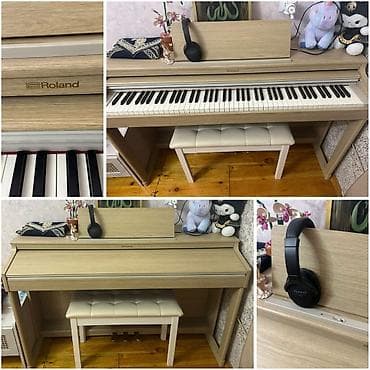 Roland piano.qiymet 1800 man.oturacagi ile birge,3700azn.e alinib