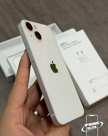 Elektronika: IPhone 13, 128 GB, Ağ, Zəmanət, Kredit, Simsiz şarj — 3
