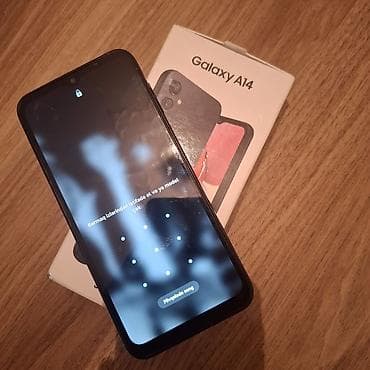 Samsung Galaxy A14, 64 GB, rəng - Qara, Barmaq izi — 3