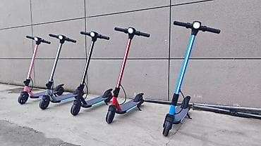 Скутер Elektrik Skuter – LED işıqlı, portativ şəhər nəqliyyatı — 6