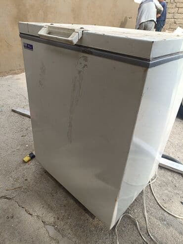 İşlənmiş Soyuducu Satılır, rəng - Ağ, Təkərli