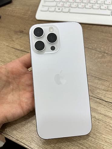 IPhone 16 Pro Max, 256 GB, White Titanium, Face ID