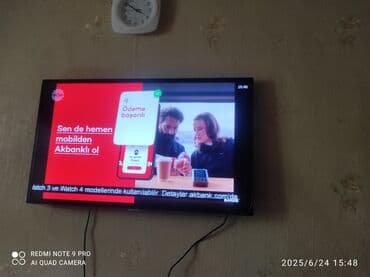 baku electronics televizor: İşlənmiş Televizor Samsung 43" Ödənişli çatdırılma — 2