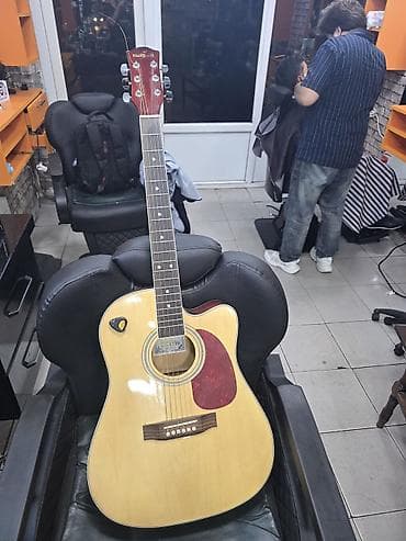 gitara aksesuar: Kurd Yıldız elektro-akustik gitara - Korpus: dreadnought kəsimli — 1
