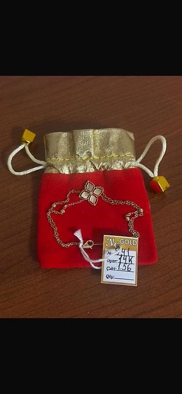smart qolbaqlar: Bilərzik, Sarı qızıl, 1 g — 1