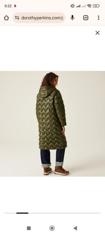 Digər qadın geyimləri: Yeni, Ingilterenin Regatta firmasinin sisme mont.Qadınlar üçün uzun — 4