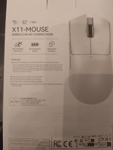 xtrike gk 908: Attack Shark X11 oyun siçanı - Üç rejimli qoşulma: USB kabelli — 4