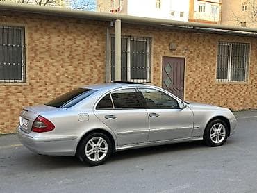 30 kuza prius: Mercedes-Benz E-Class (W211) sedan – gümüşü rəng. Xüsusiyyətlər: - — 5