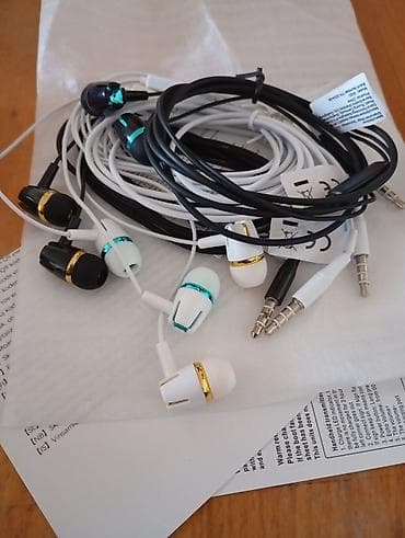 мини наушник: Təzə 4du 7 manat nauşnik 3,5 mm jacklı naqilli qulaqcıqlar dəsti - — 1