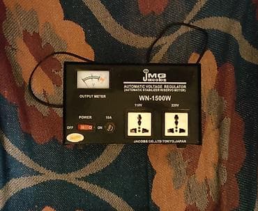 jec 1200: JMG Jacobs Automatic Voltage Regulator (WN‑1500W, orijinal) satılır — 1