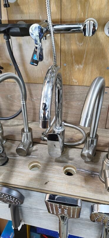 su kran: Mətbəx üçün qarışdırıcı kran - Material: paslanmayan — 1